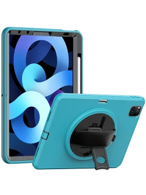 Newface iPad Pro 11 (2018) Kılıf Hand Strap Tablet Kılıfı - Turkuaz