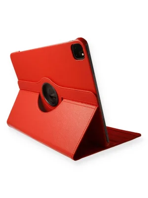 Newface iPad Pro 11 (2020) Kılıf 360 Tablet Deri Kılıf - Kırmızı