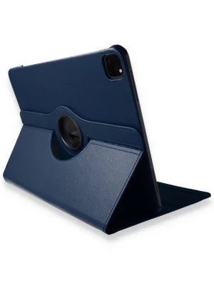 Newface iPad Pro 11 (2020) Kılıf 360 Tablet Deri Kılıf - Lacivert