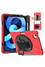 Newface iPad Pro 11 (2020) Kılıf Amazing Tablet Kapak - Kırmızı - Görsel 3