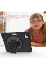 Newface iPad Pro 11 (2020) Kılıf Amazing Tablet Kapak - Siyah - Görsel 4