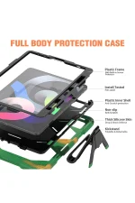 Newface iPad Pro 11 (2020) Kılıf Griffin Tablet Kapak - Kamuflaj - Görsel 3