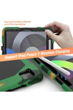 Newface iPad Pro 11 (2020) Kılıf Griffin Tablet Kapak - Kamuflaj - Görsel 7