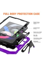 Newface iPad Pro 11 (2020) Kılıf Griffin Tablet Kapak - Mor - Görsel 3