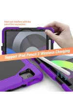 Newface iPad Pro 11 (2020) Kılıf Griffin Tablet Kapak - Mor - Görsel 7