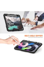 Newface iPad Pro 11 (2020) Kılıf Griffin Tablet Kapak - Siyah - Görsel 6