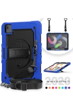 Newface iPad Pro 11 (2020) Kılıf Pars Tablet Kapak - Mavi - Görsel 2