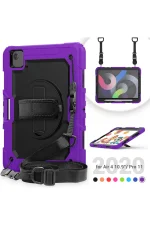 Newface iPad Pro 11 (2020) Kılıf Pars Tablet Kapak - Mor - Görsel 2