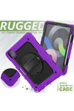 Newface iPad Pro 11 (2020) Kılıf Pars Tablet Kapak - Mor - Görsel 5