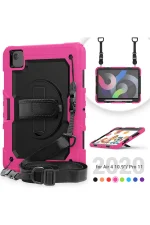 Newface iPad Pro 11 (2020) Kılıf Pars Tablet Kapak - Pembe - Görsel 2