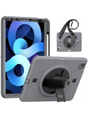 Newface iPad Pro 11 (2020) Kılıf Strap-C Otterbox Tablet Kapak - Gri