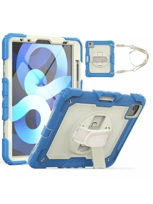 Newface iPad Pro 11 (2020) Kılıf Strap New Tablet Kapak - Mavi