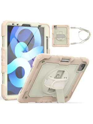 Newface iPad Pro 11 (2020) Kılıf Strap New Tablet Kapak - Pembe