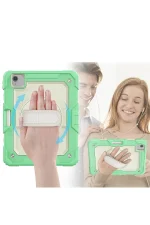 Newface iPad Pro 11 (2020) Kılıf Strap New Tablet Kapak - Yeşil - Görsel 2