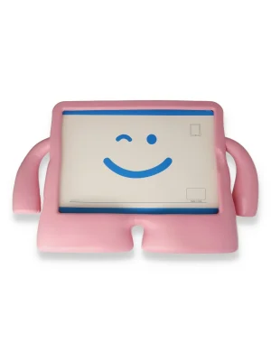 Newface iPad Pro 11 (2021) Kılıf Karakter Tablet Silikon - Açık Pembe