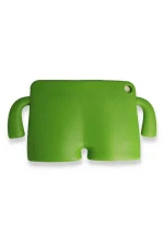 Newface iPad Pro 11 (2021) Kılıf Karakter Tablet Silikon - Yeşil - Görsel 2