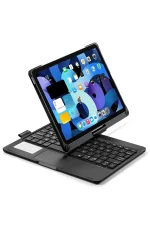 Newface iPad Pro 11 (2021) Kılıf Magic Dönen Klavyeli Tablet Kılıf - Siyah - Görsel 3