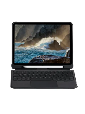 Newface T5207D iPad Pro 11 (2022) Kılıf İnter Ledli Klavyeli Tablet Kılıfı - Siyah