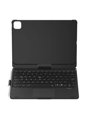 Newface iPad Pro 11 (2024) F11 ATS Kılıf Magic Dönen Klavyeli Tablet Kılıf - Siyah