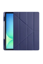 Newface iPad Pro 11 (2024) Kılıf Kalemlikli Hugo Tablet Kılıfı - Lacivert