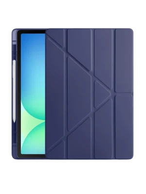 Newface iPad Pro 11 (2024) Kılıf Kalemlikli Hugo Tablet Kılıfı - Lacivert