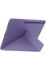 Newface iPad Pro 11 (2024) Kılıf Kalemlikli Hugo Tablet Kılıfı - Mor - Görsel 2