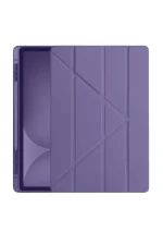 Newface iPad Pro 11 (2024) Kılıf Kalemlikli Hugo Tablet Kılıfı - Mor