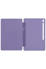 Newface iPad Pro 11 (2024) Kılıf Kalemlikli Hugo Tablet Kılıfı - Mor - Görsel 3