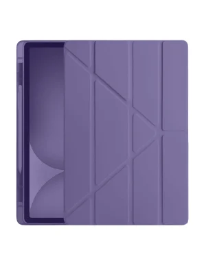 Newface iPad Pro 11 (2024) Kılıf Kalemlikli Hugo Tablet Kılıfı - Mor