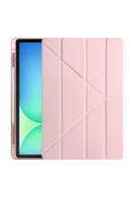 Newface iPad Pro 11 (2024) Kılıf Kalemlikli Hugo Tablet Kılıfı - Rose Gold