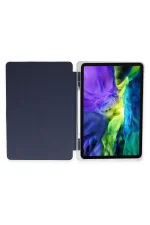 Newface iPad Pro 11 (2024) Kılıf Kalemlikli Mars Tablet Kılıfı - Lacivert - Görsel 2