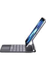 Newface iPad Pro 11 (2024) Kılıf X7P Magic Manyetik Klavyeli Tablet Kılıfı - Siyah - Görsel 2