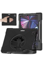 Newface iPad Pro 12.9 (2021) Kılıf Amazing Tablet Kapak - Siyah