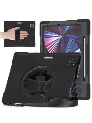 Newface iPad Pro 12.9 (2021) Kılıf Amazing Tablet Kapak - Siyah