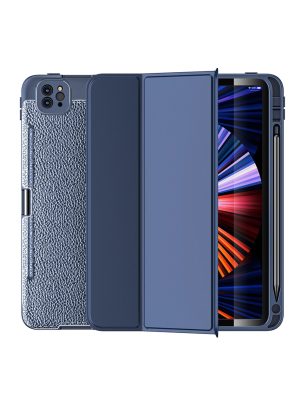 Newface iPad Pro 12.9 (2021) Kılıf Tablet Focus Silikon - Lacivert