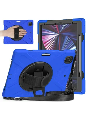 Newface iPad Pro 12.9 (2020) Kılıf Amazing Tablet Kapak - Mavi