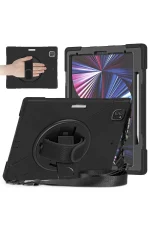 Newface iPad Pro 12.9 (2020) Kılıf Amazing Tablet Kapak - Siyah