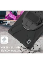 Newface iPad Pro 12.9 (2020) Kılıf Amazing Tablet Kapak - Siyah - Görsel 3