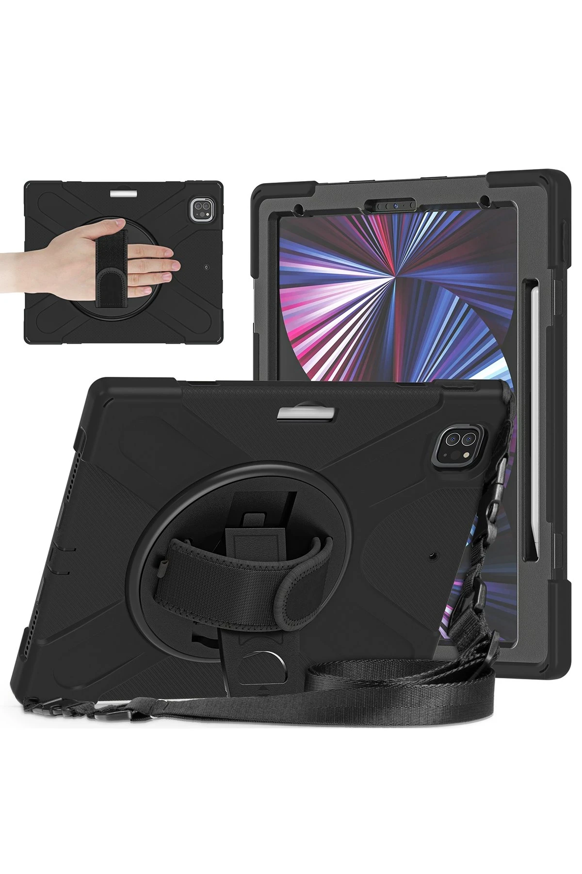 newface-ipad-pro-129-2020-kilif-amazing-tablet-kapak-siyah-default.webp Newface iPad Pro 12.9 (2020) Kılıf Amazing Tablet Kapak - Siyah - Görsel 1