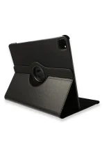 Newface iPad Pro 12.9 (2021) Kılıf 360 Tablet Deri Kılıf - Siyah