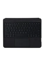 Newface T5209D iPad Pro 12.9 (2021) Kılıf İnter Ledli Klavyeli Tablet Kılıfı - Siyah - Görsel 8