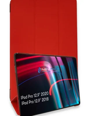 Newface iPad Pro 12.9 (2021) Kılıf Tablet Smart Kılıf - Kırmızı