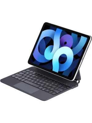 Newface iPad Pro 12.9 (2022) Kılıf X9 Magic Manyetik Klavyeli Tablet Kılıfı - Siyah