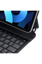 Newface iPad Pro 12.9 (2022) Kılıf X9 Magic Manyetik Klavyeli Tablet Kılıfı - Siyah - Görsel 5