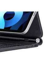 Newface iPad Pro 12.9 (2022) Kılıf X9 Magic Manyetik Klavyeli Tablet Kılıfı - Siyah - Görsel 6