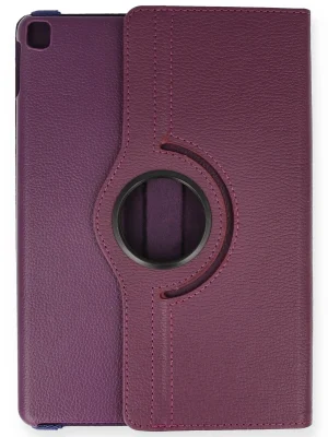 Newface iPad Pro 13 (2024) Kılıf 360 Tablet Deri Kılıf - Mürdüm