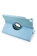 Newface iPad Pro 13 (2024) Kılıf 360 Tablet Deri Kılıf - Turkuaz - Görsel 2