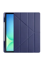 Newface iPad Pro 13 (2024) Kılıf Kalemlikli Hugo Tablet Kılıfı - Lacivert