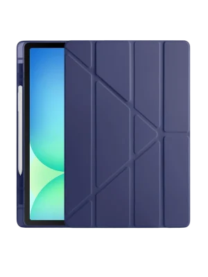 Newface iPad Pro 13 (2024) Kılıf Kalemlikli Hugo Tablet Kılıfı - Lacivert
