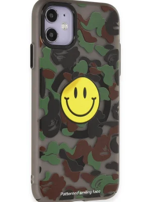 Newface iPhone 11 Kılıf Apollo Magneticsafe Desenli Kapak - Apollo Siyah - 4